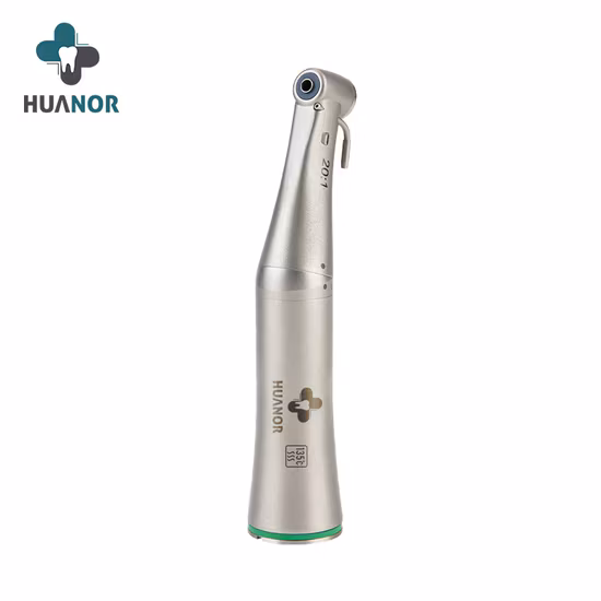20: 1 E-Generator Implant Contra Angle Stainless Steel Dental Low Speed Handpiece NSK Implant Green Ring Angle E Type Connect