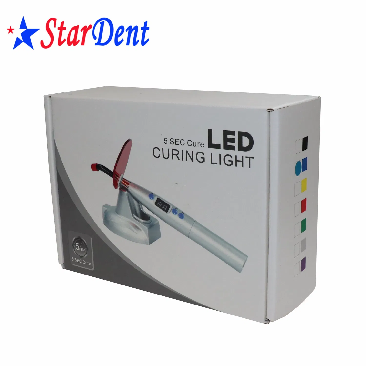 고품질 플라스틱 손잡이를 가진 LED 스크린 Azdent 치과 치료 빛